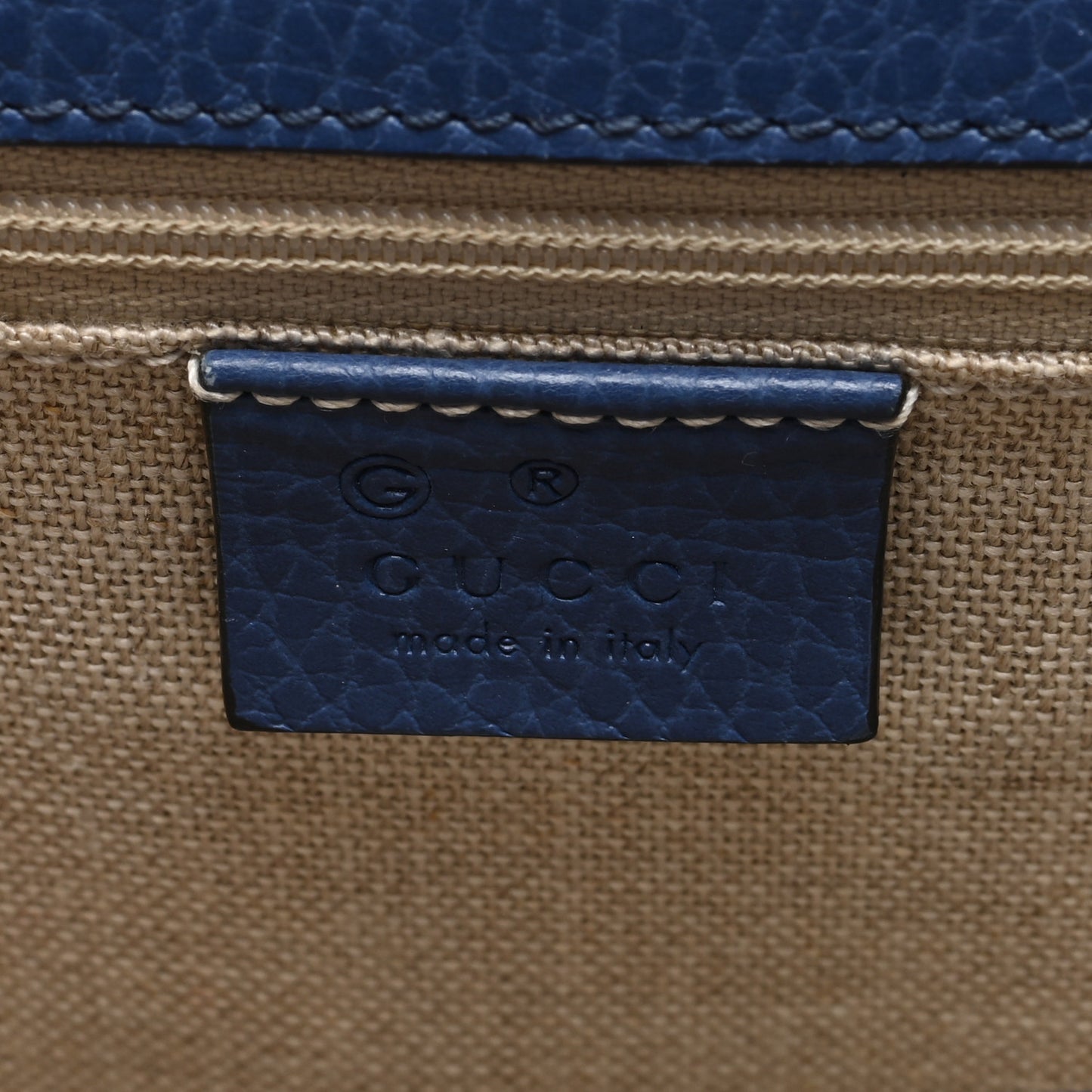 Dollar Calfskin Interlocking G Shoulder Bag Caspian