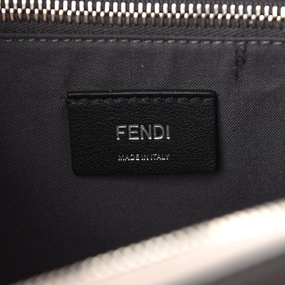 Fendi Vitello Dolce 4 Color Large By The Way Boston Bag Carbone Magenta Multicolor 5 of 10