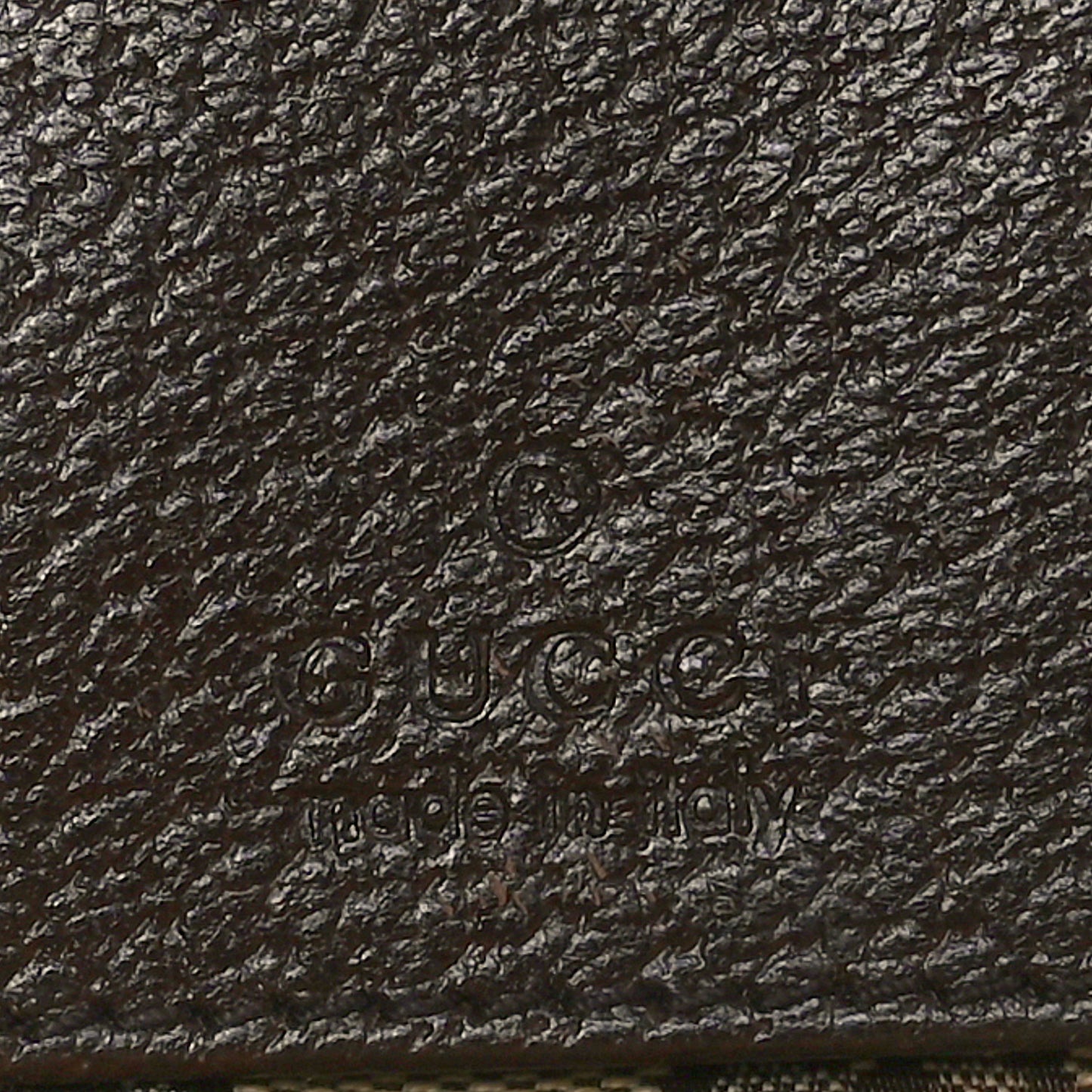 GG Monogram Double Pocket Belt Bag Dark Brown