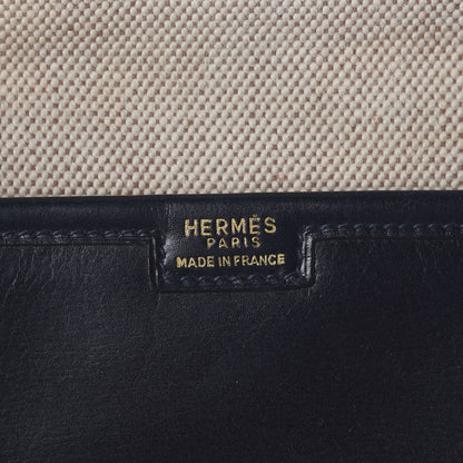 Hermes Box Calf Jige PM Clutch Black 6 of 9
