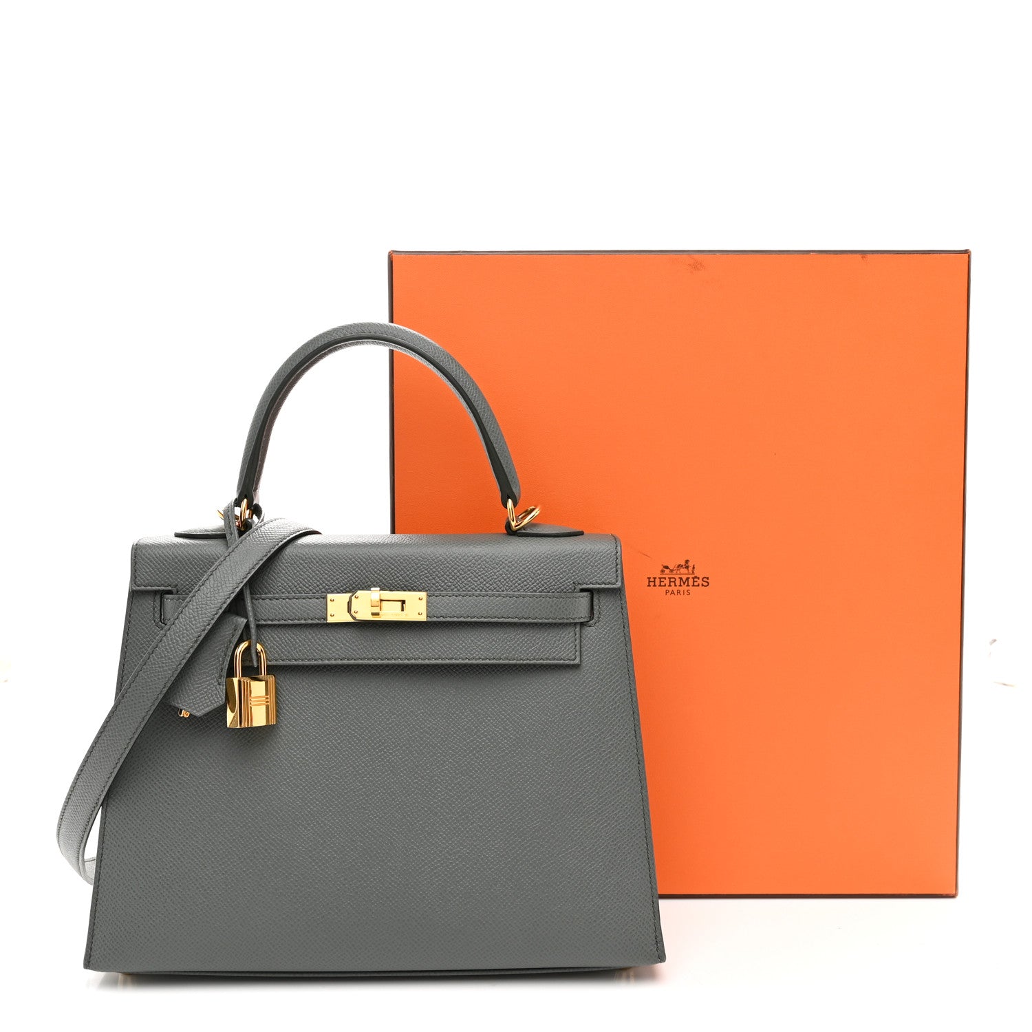 Hermes Epsom Kelly Sellier 25 Vert Amande 11 of 11