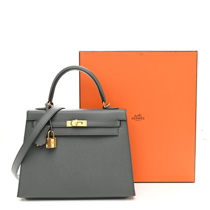 Hermes Epsom Kelly Sellier 25 Vert Amande 11 of 11