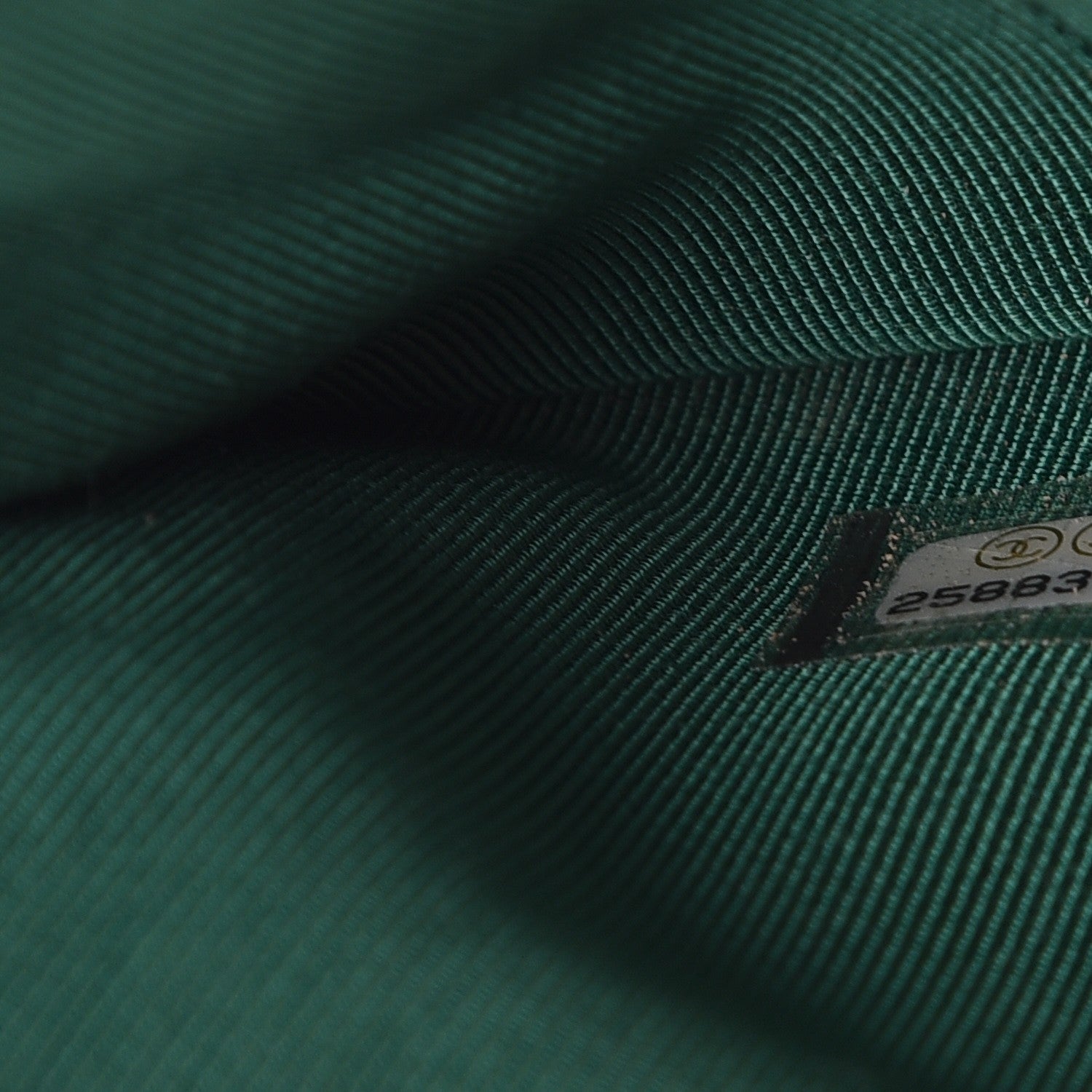 Chanel Caviar Quilted Small Clutch With Chain Green 9 of 10