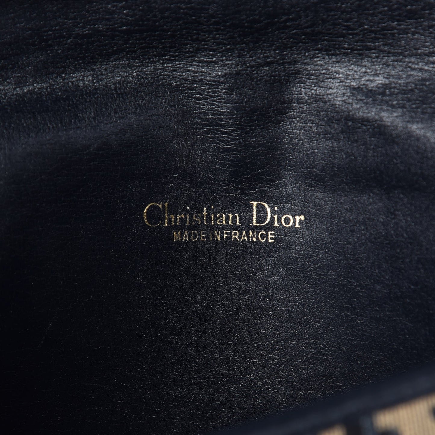 Monogram Envelope Flap Clutch Navy Blue