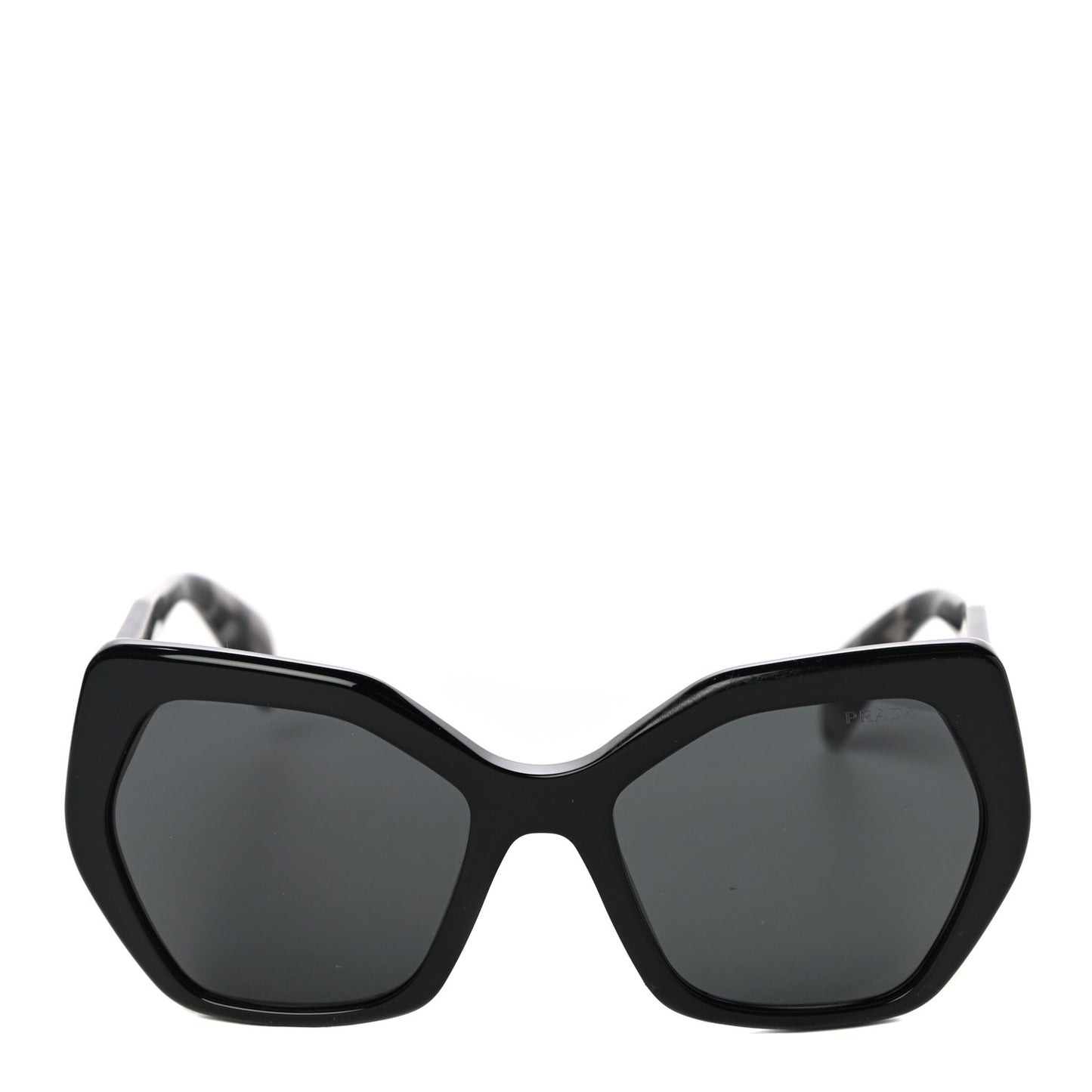 Acetate Sunglasses SPR 16R Black Tortoise Grey