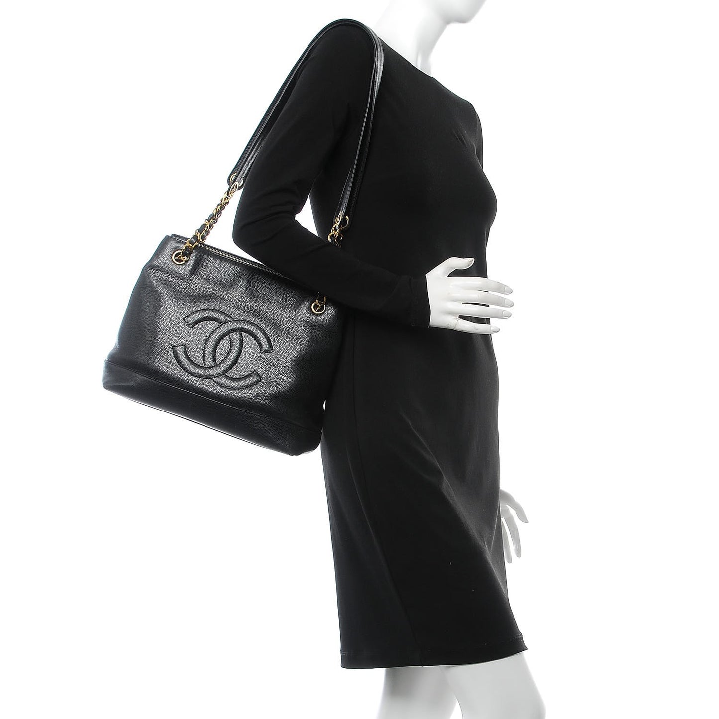 Caviar CC Shopper Tote Black