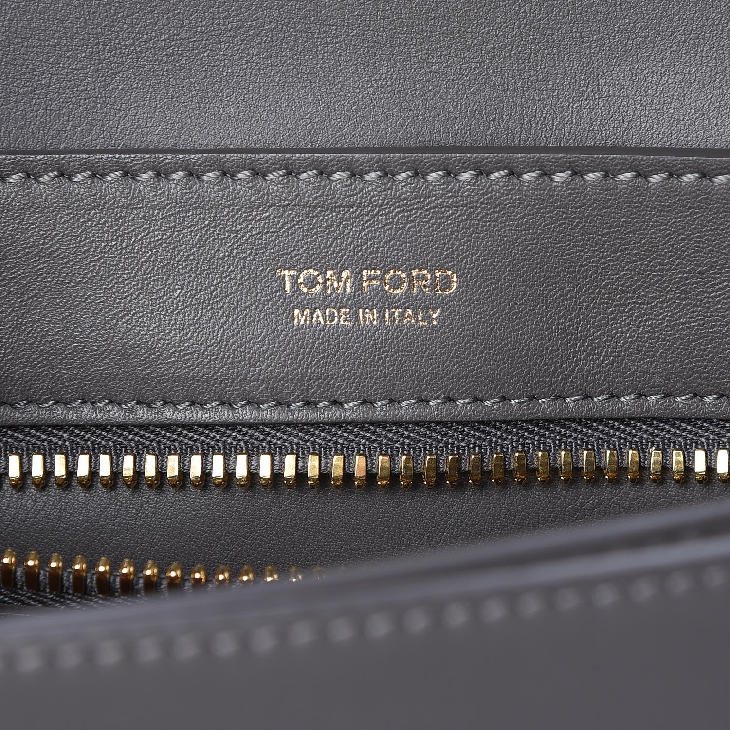 Tom Ford Calfskin Medium Sienna Crossbody Bag Graphite 6 of 8