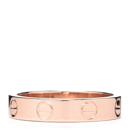 Cartier 18K Pink Gold 3.5mm LOVE Wedding Band Ring 48 4.5 3 of 4