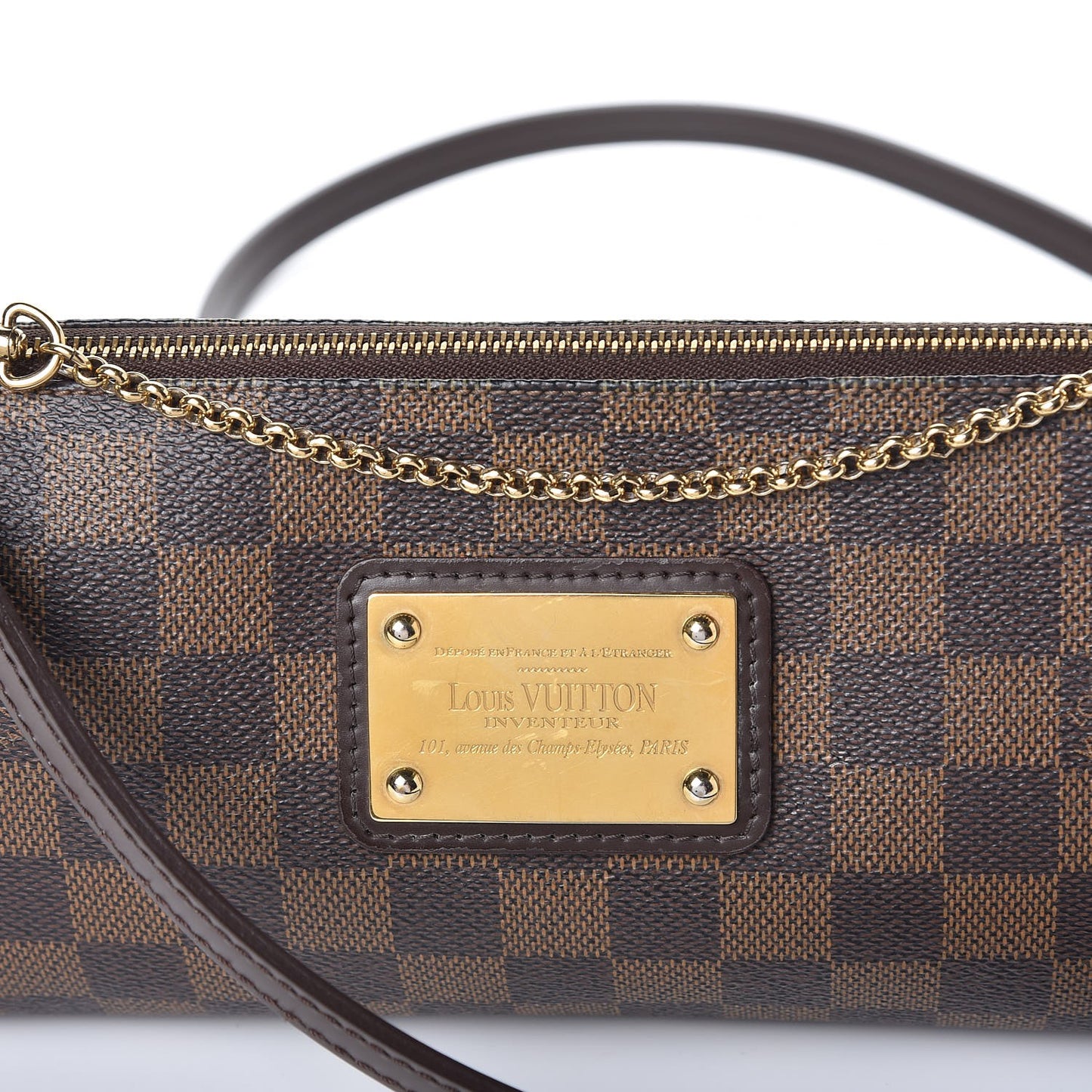 Damier Ebene Eva Clutch
