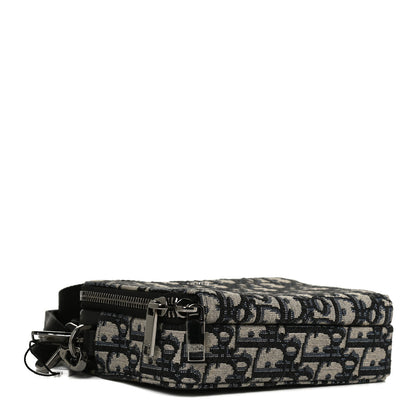 Christian Dior Oblique Pouch Navy Blue 4 of 10