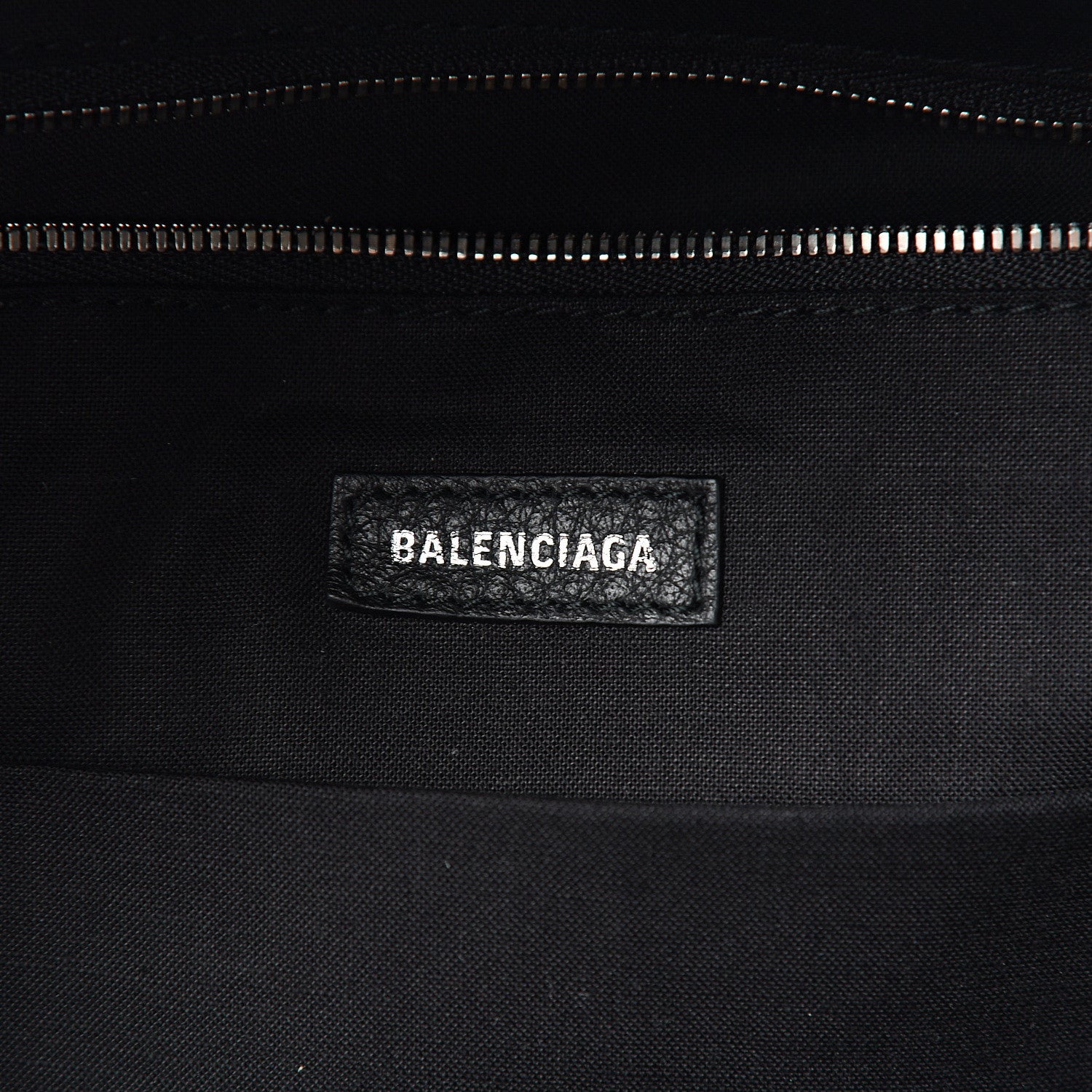 Balenciaga Smooth Calfskin Logo Large Everyday Backpack Black 5 of 9