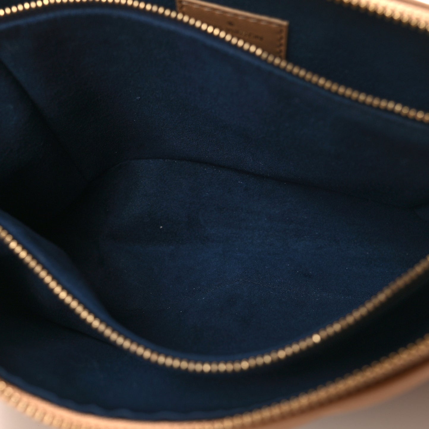 Lambskin Embossed Monogram Coussin PM Camel