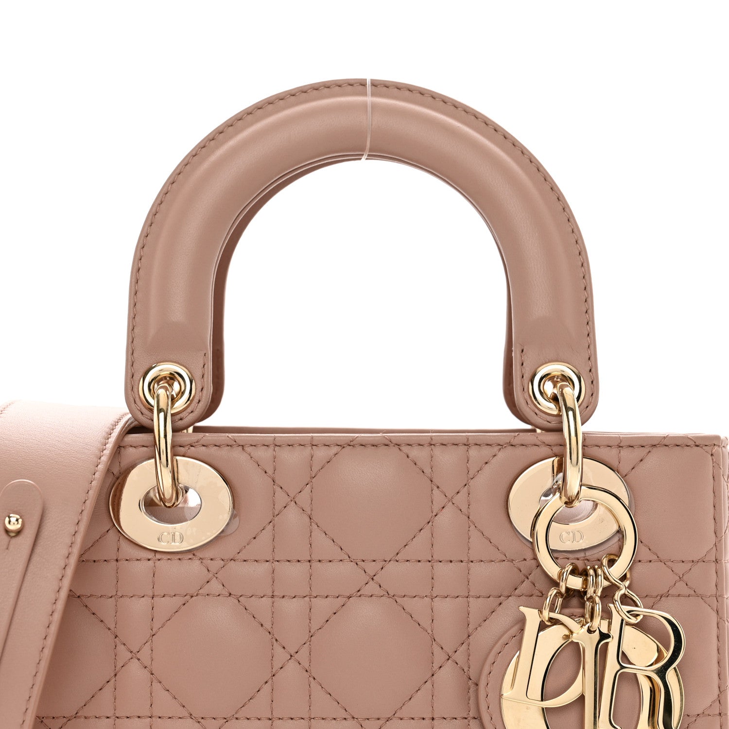 Christian Dior Lambskin Cannage Small My ABCDior Lady Dior Fard 4 of 11