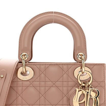 Christian Dior Lambskin Cannage Small My ABCDior Lady Dior Fard 4 of 11