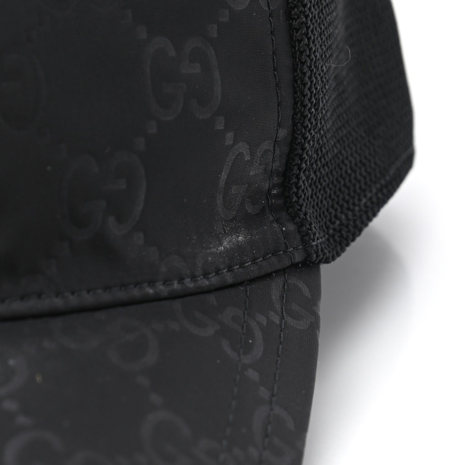 Gucci Nylon Monogram Baseball Hat M Black 10 of 10