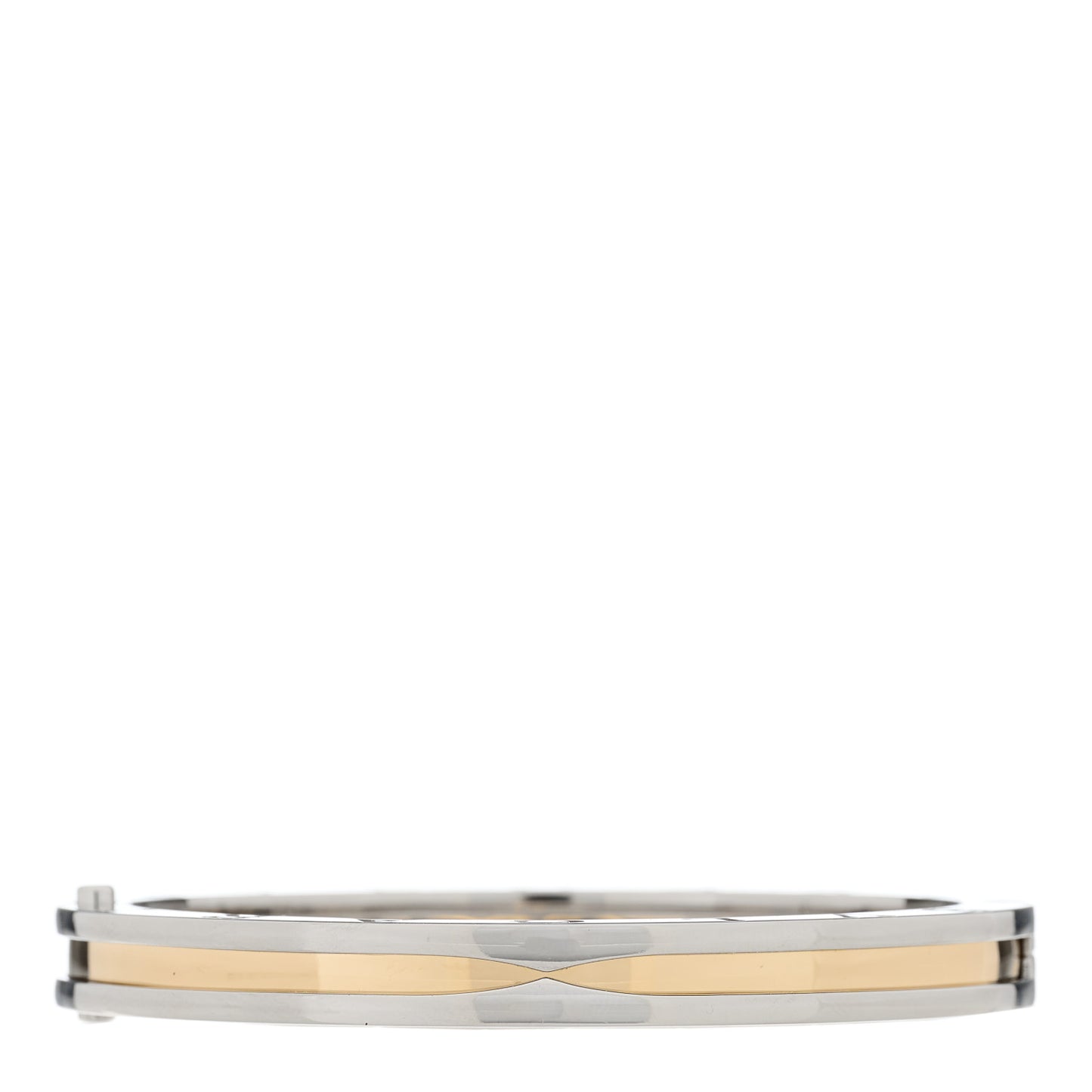 18K Yellow Gold Stainless Steel B.Zero1 Bangle Bracelet M
