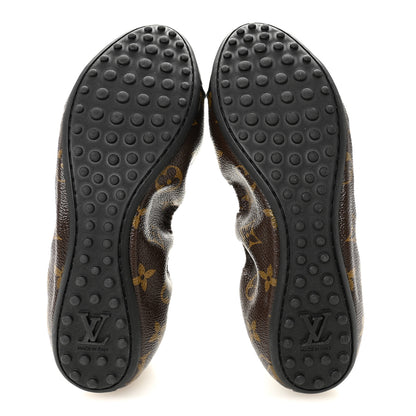 Louis Vuitton Monogram Flirty Ballerina Flats 38 Black 6 of 10