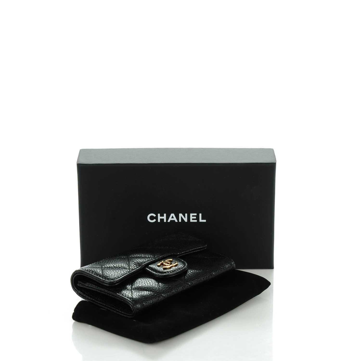 Chanel Caviar Quilted Card Holder Black 4 of 8