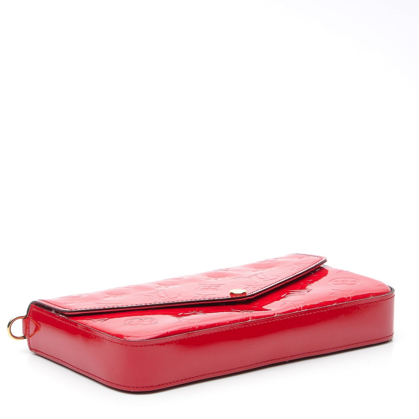 Vernis Felicie Pochette Chain Wallet Cherry