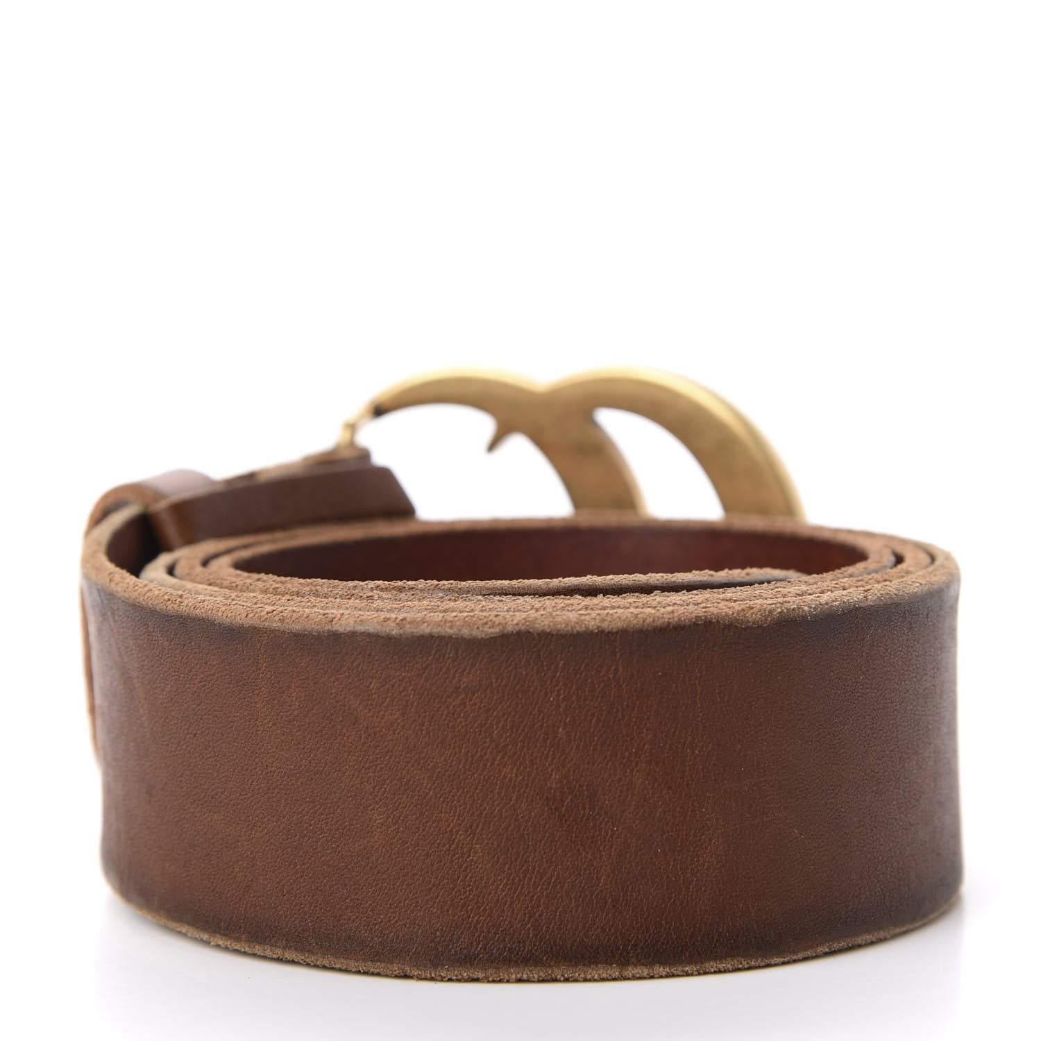 Gucci Faded Calfskin Double G 40mm Belt 85 34 Cuir 2 of 4