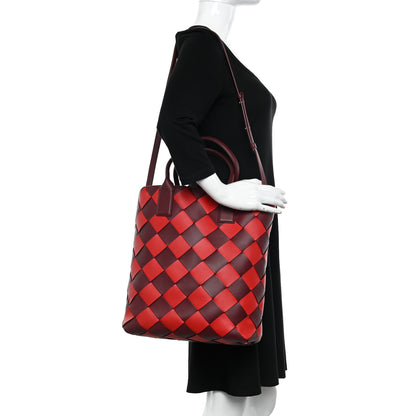 Bottega Veneta Nappa Maxi Cabat 30 Red Burgundy 2 of 10