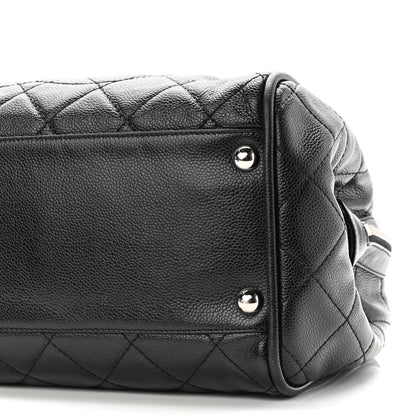 Chanel Caviar Quilted CC Timeless Bowler Black 10 of 10