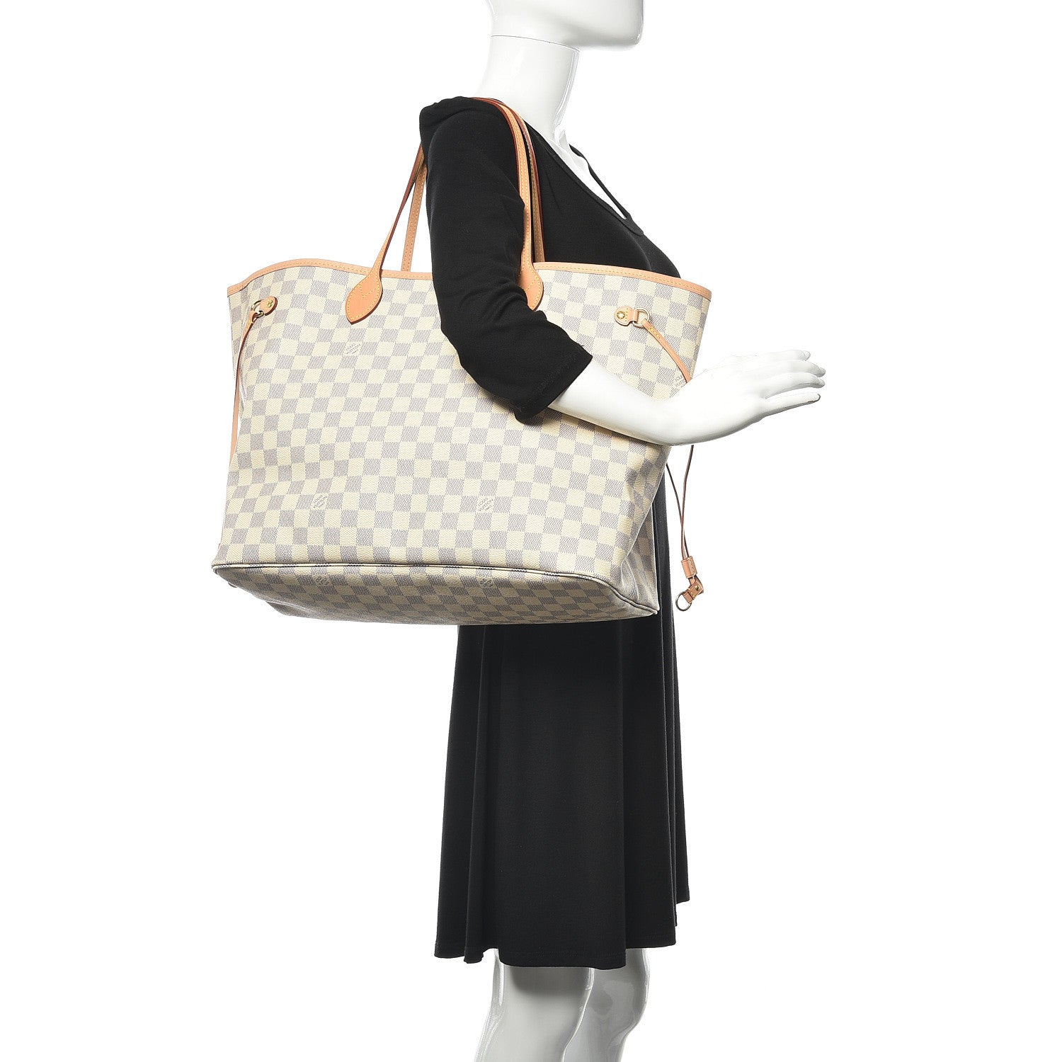 Louis Vuitton Damier Azur Neo Neverfull GM Rose Ballerine 2 of 13