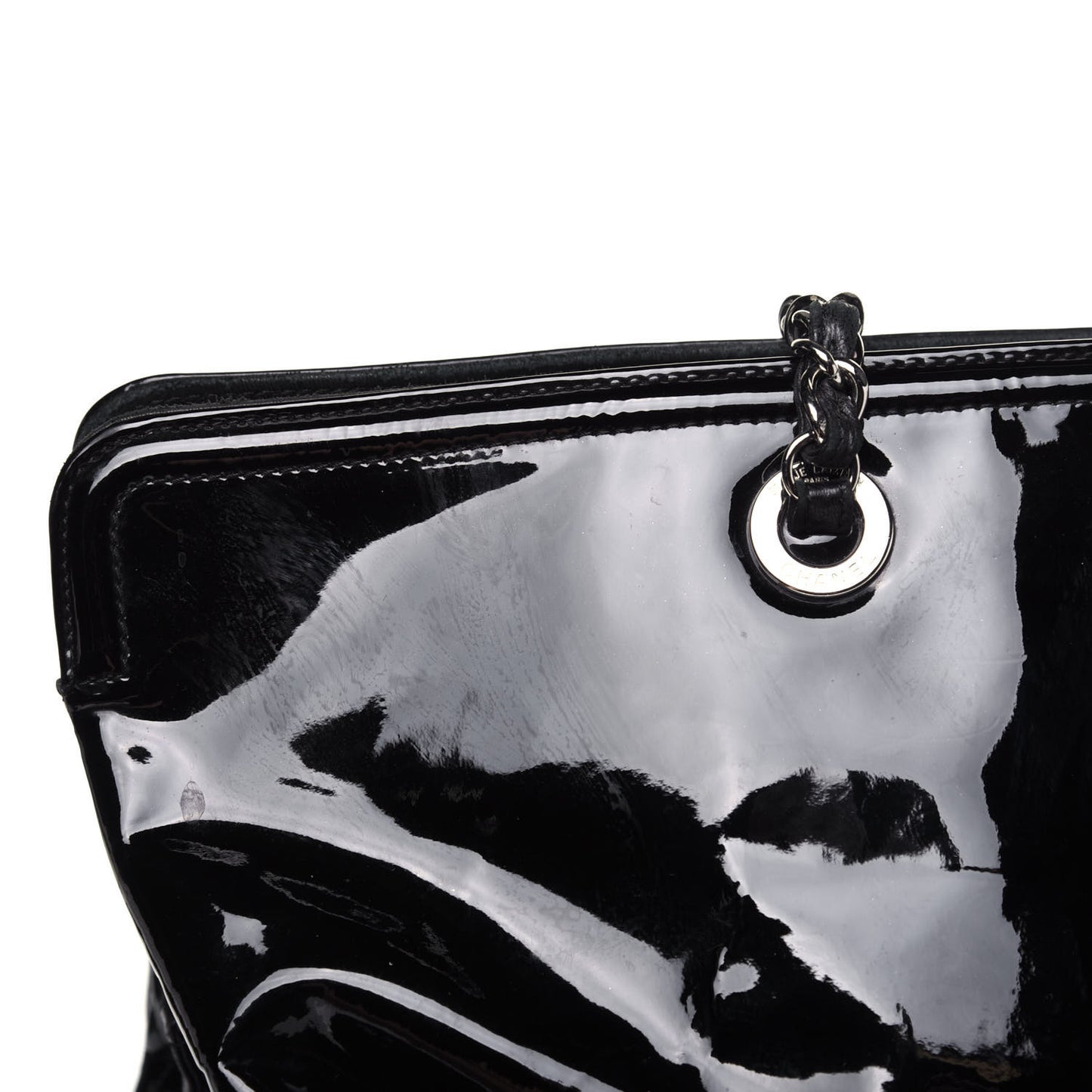 Vinyl XL Lipstick Tote Black
