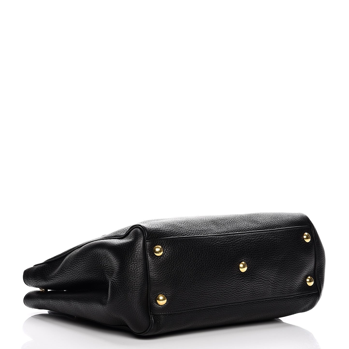 Pebbled Calfskin Medium 1973 Tote Black
