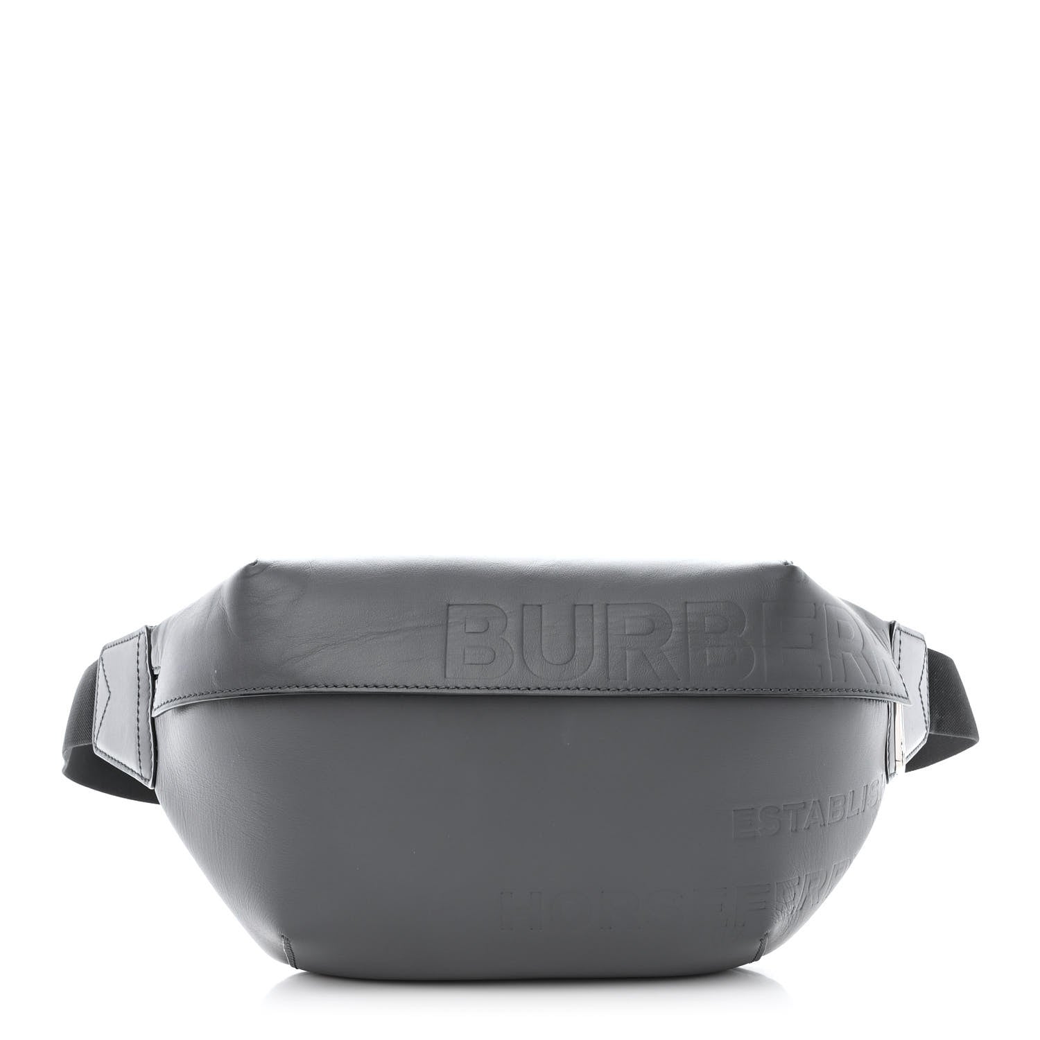 Burberry Calfskin Horseferry Print Medium Sonny Bum Bag Dark Ash Grey 1 of 11