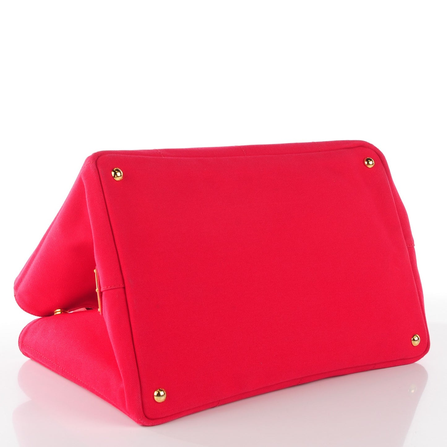 Canapa Logo Shopping Tote Rosso