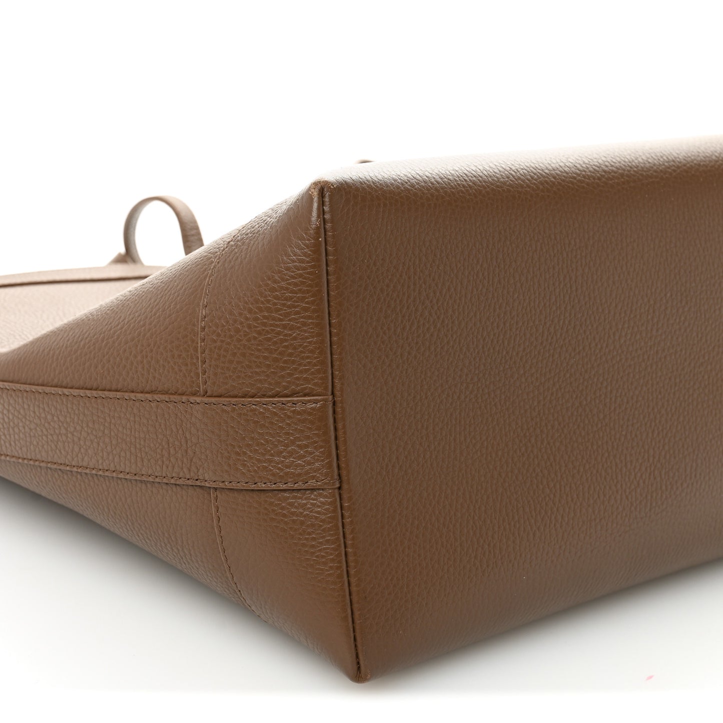 Grainy Calfskin Medium London Tote Bag Earth