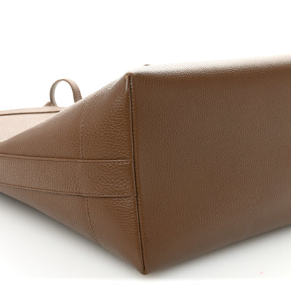 Burberry Grainy Calfskin Medium London Tote Bag Earth 9 of 13