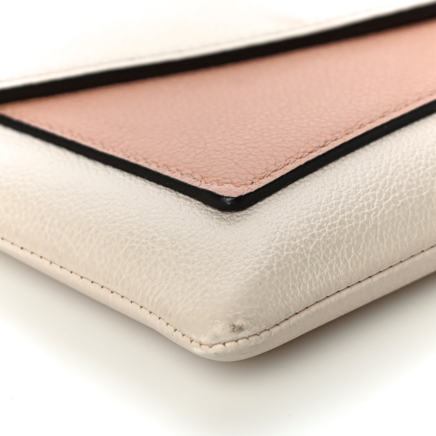 Soft Calfskin My Lockme Pochette Rose Silk Quartz