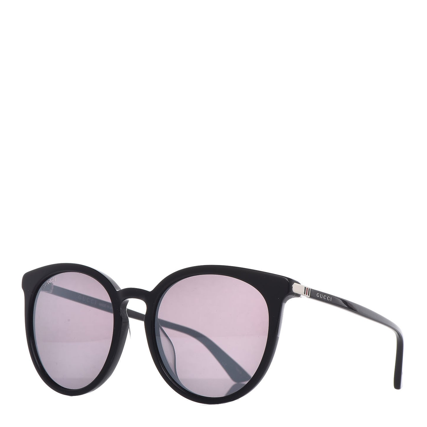 Acetate Round GG Sunglasses GG0064SK Black