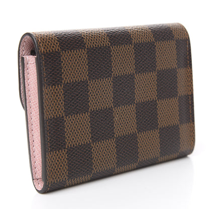 Louis Vuitton Damier Ebene Rosalie Coin Purse Rose Ballerine 3 of 8