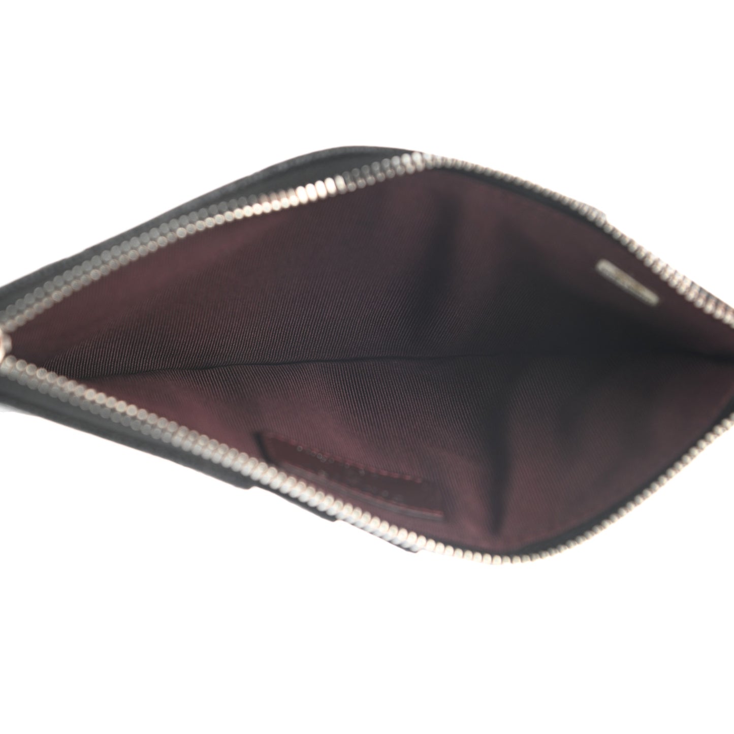 Caviar Quilted Classic Flat Wallet Pouch Black