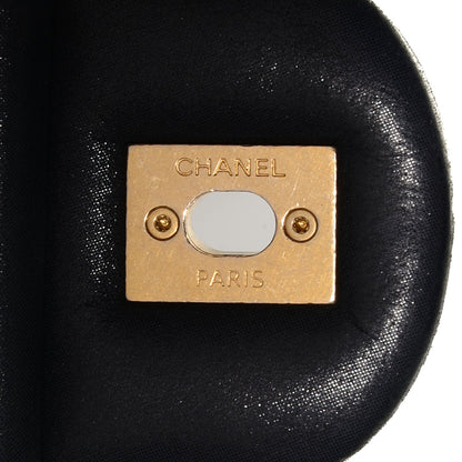 Chanel Iridescent Calfskin Chic Quilt Large Flap Black 6 of 8