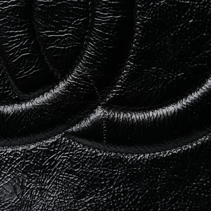 Chanel Shiny Aged Calfskin North South Shopping Bag Black 10 of 15