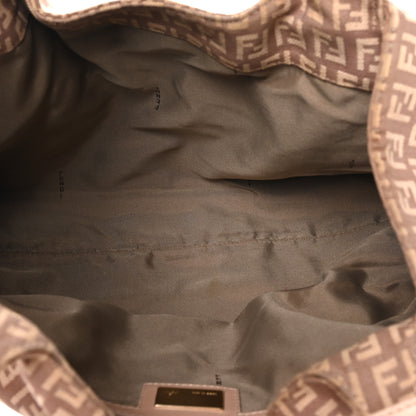Fendi Zucchino Vitello Shoulder Bag Cipria Teint 5 of 12