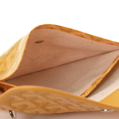 Goyard Goyardine Pouch Yellow 5 of 6