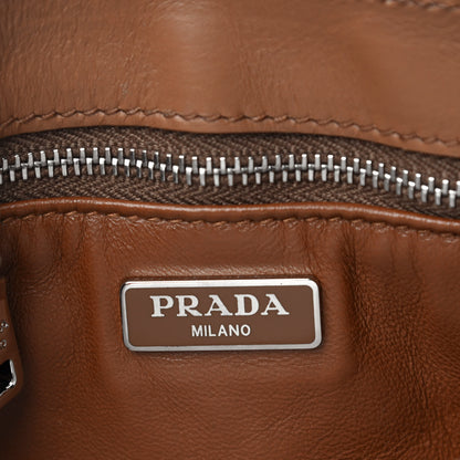Prada City Calf Bi-Color Crossbody Bag Cannella Marmo 7 of 11