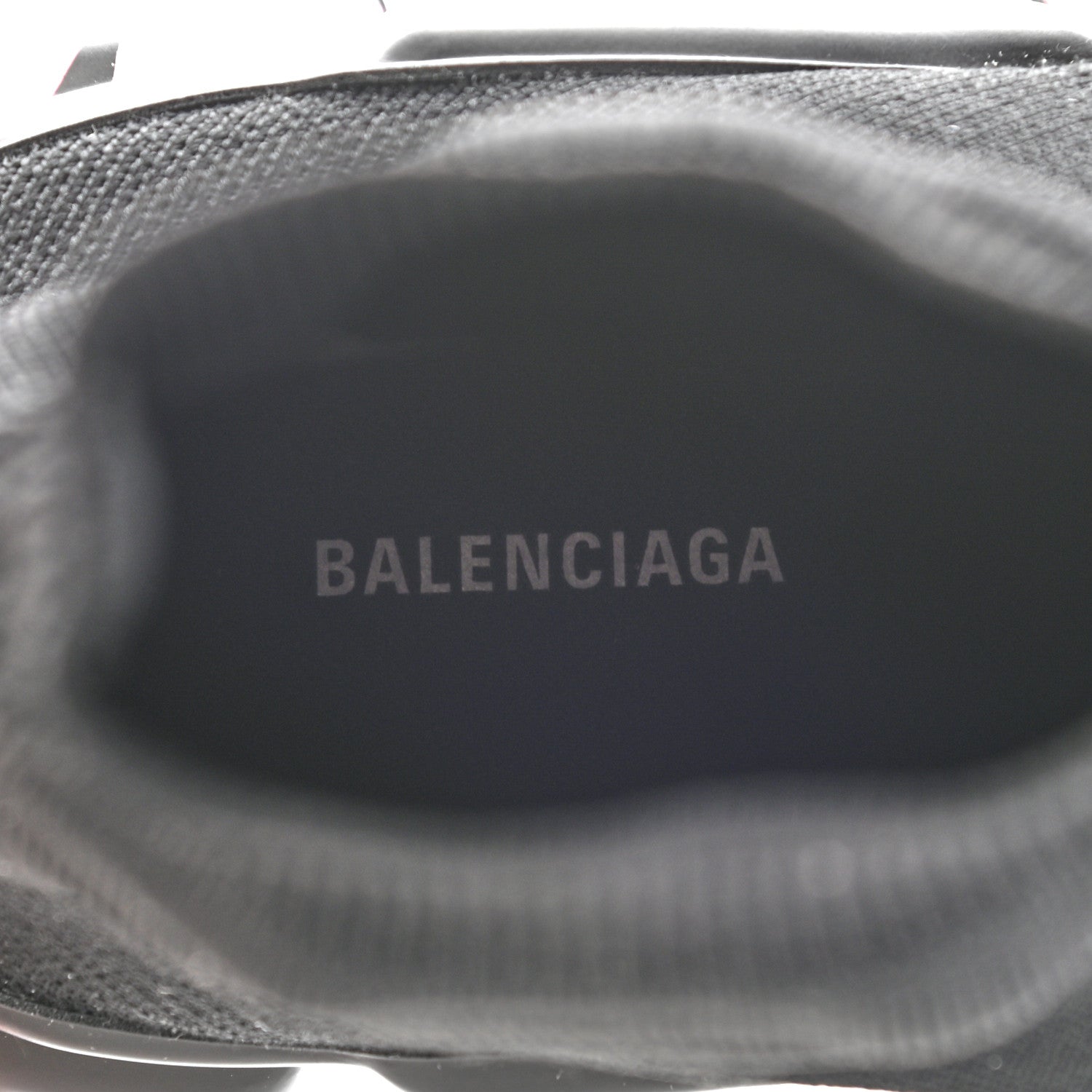 Balenciaga Recycled Knit Womens Speed Graffiti Sneakers 39 Black Pink 7 of 10