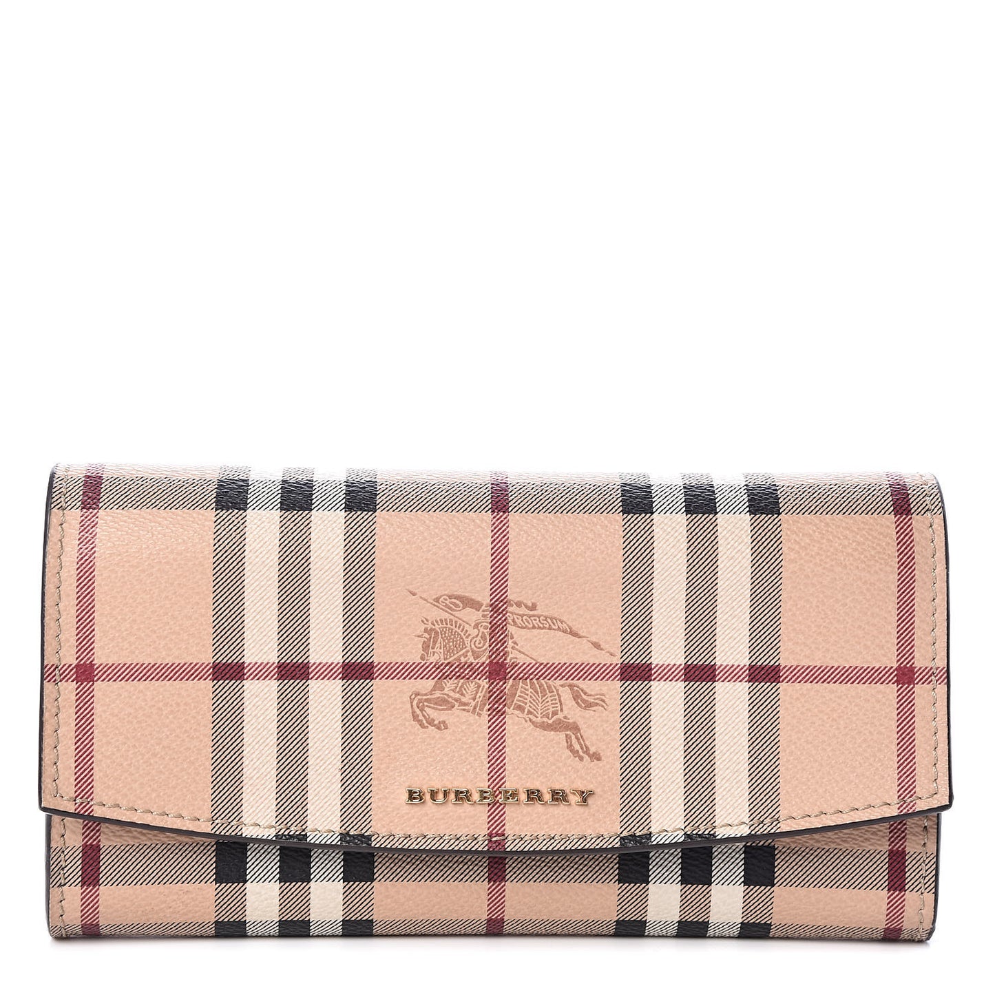 Haymarket Check Halton Wallet Tan