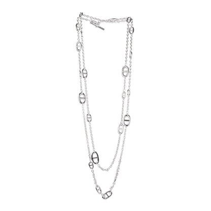 Hermes Sterling Silver Farandole Necklace 160 3 of 6
