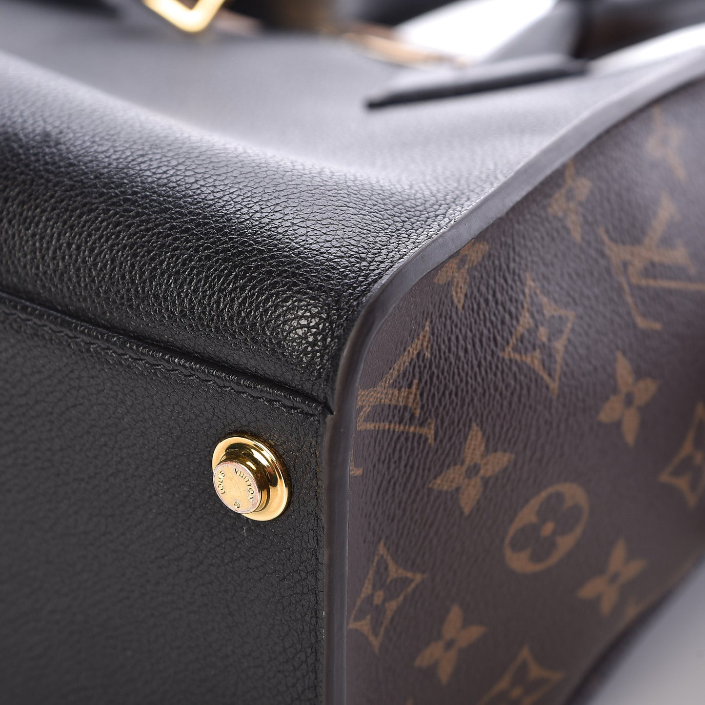 Calfskin Monogram On My Side Black