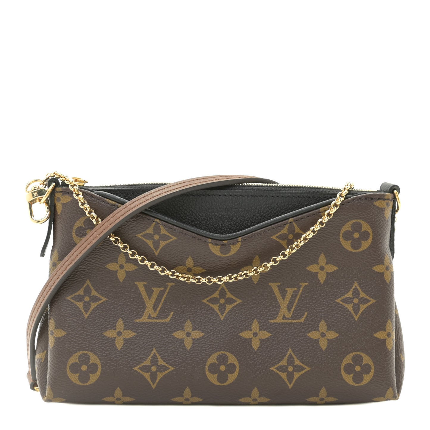 Monogram Pallas Clutch Black