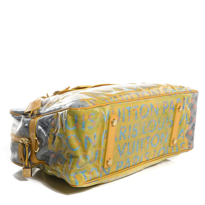 Louis Vuitton Monogram Pulp Defile Weekender GM Yellow 4 of 7