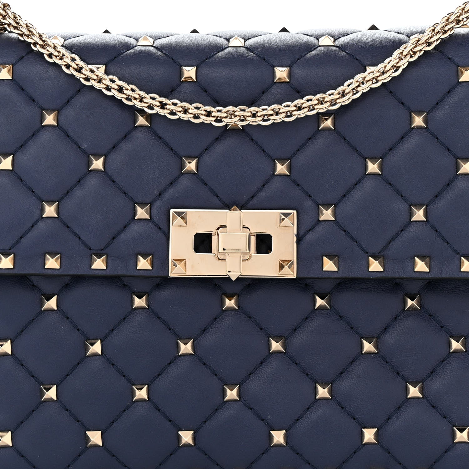 Valentino Garavani Nappa Medium Rockstud Spike Shoulder Bag Angel 7 of 9
