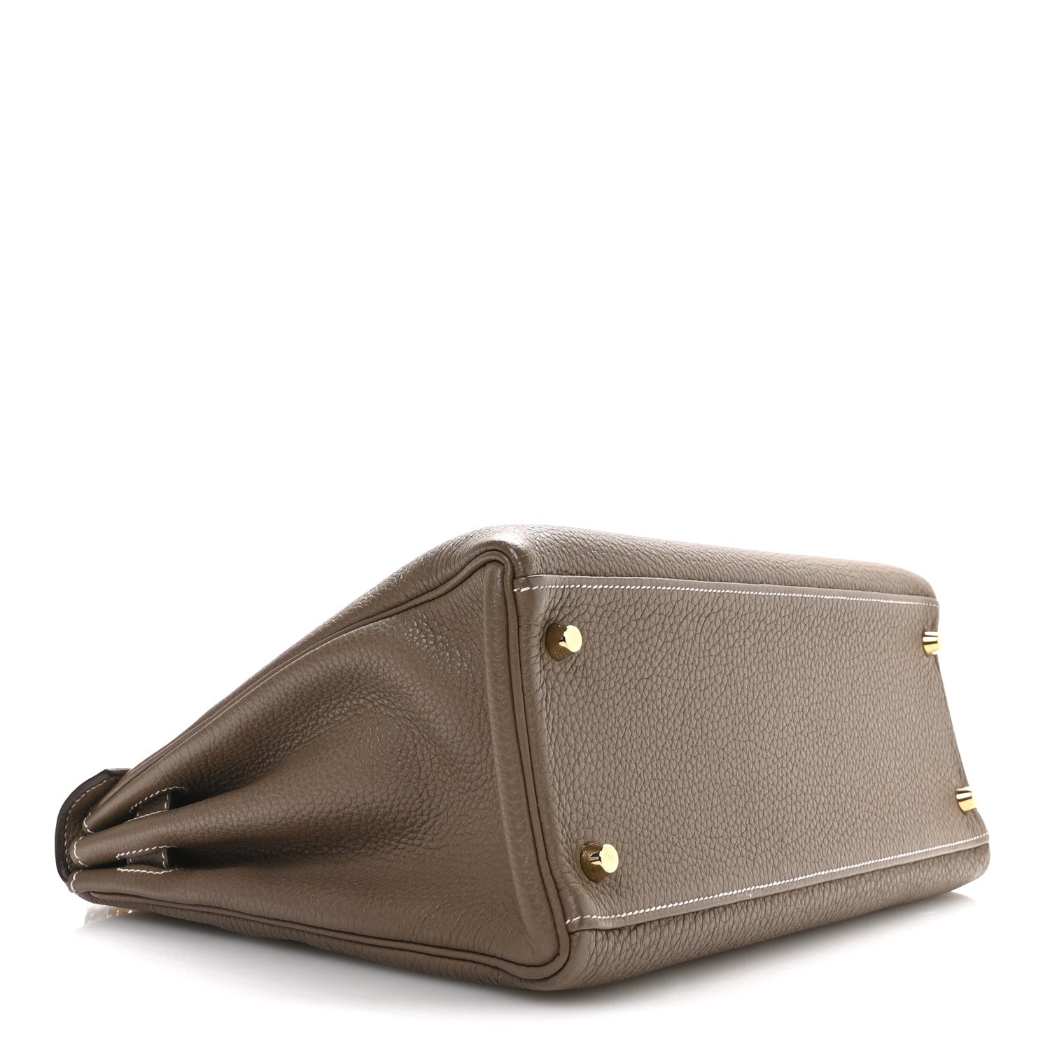 Hermes Taurillon Clemence Kelly Retourne 32 Etoupe 4 of 11